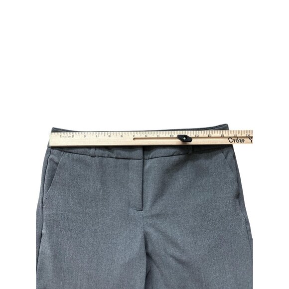 New York & Company Pants Womens 2 Tall Gray Wide Leg Stretch Dress Office Wear - Picture 5 of 8